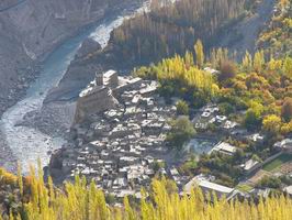 A view of 900 years iol Altif Fort in Altit Village Hunza